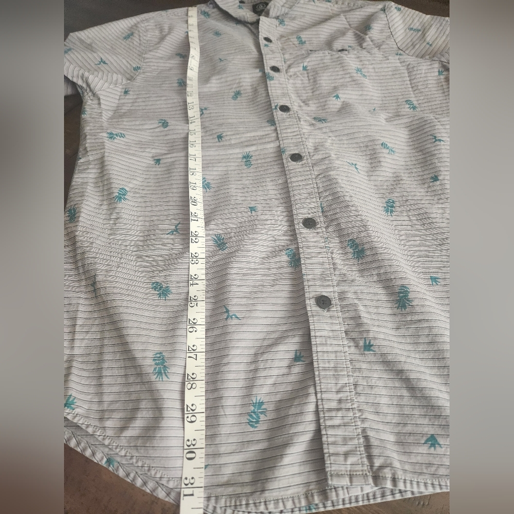 Volcom Men's Pineapple Button Down Short Sleeve Sz XL - Picture 6 of 6